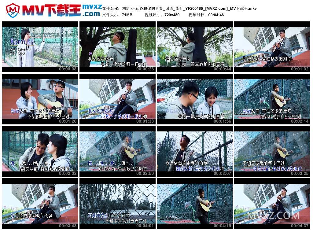 刘给力-真心和你的青春_国语_流行_YF200185